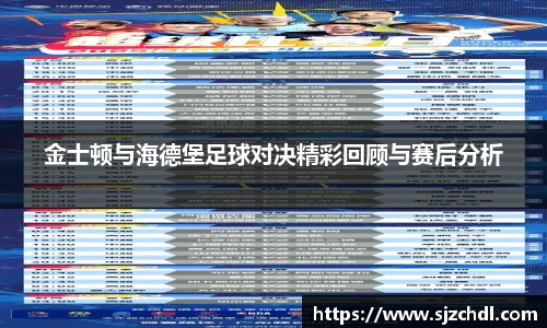 金士顿与海德堡足球对决精彩回顾与赛后分析